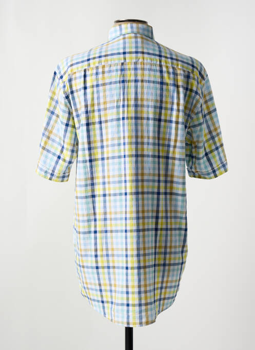 Chemise manches courtes poches bleu REDMOND homme