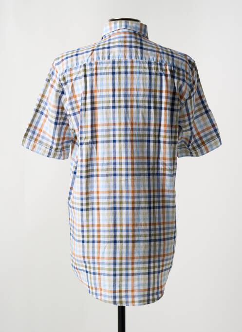 Chemise manches courtes poches bleu REDMOND homme