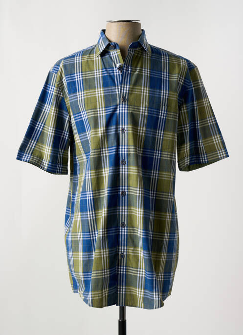 Chemise manches courtes poches vert REDMOND homme