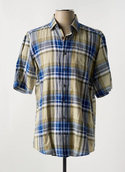 Chemise manches courtes poches vert REDMOND homme