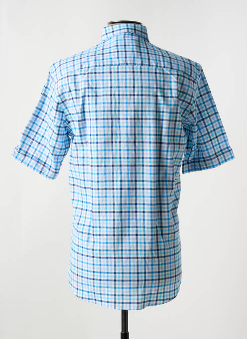 Chemise manches courtes poches bleu REDMOND homme