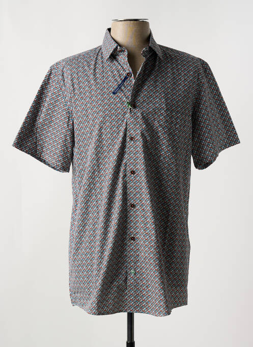 Chemise manches courtes poches gris REDMOND homme