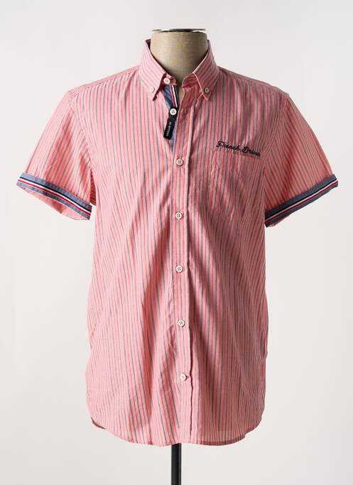 Chemise manches courtes poches rose DELAHAYE homme