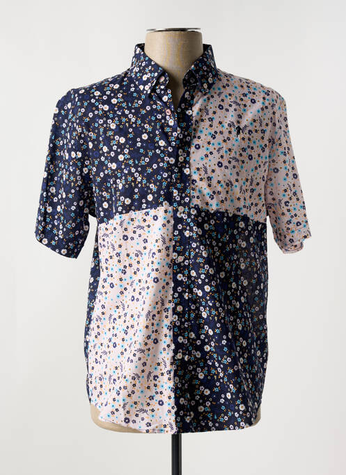 Chemise manches courtes bleu RUCKFIELD pour homme