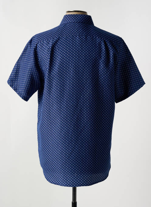 Chemise manches courtes bleu YVES ENZO pour homme