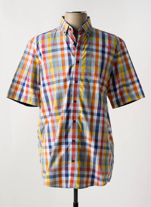 Chemise manches courtes orange REDMOND pour homme