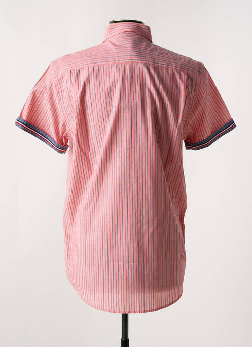 Chemise manches courtes rose DELAHAYE pour homme