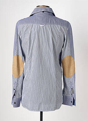 Chemise manches longues manches longues bleu IDOLS MAGAZINES homme