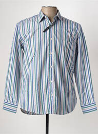 Chemise manches longues poches bleu YVES ENZO homme