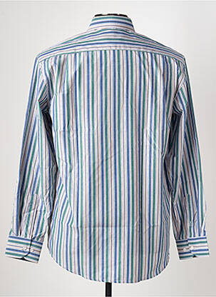 Chemise manches longues poches bleu YVES ENZO homme