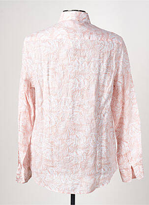 Chemise manches longues manches longues orange IZAC homme