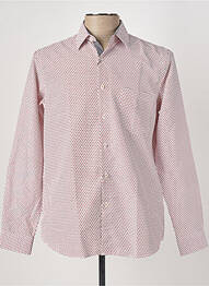 Chemise manches longues imprimé fantaisie orange YVES ENZO homme