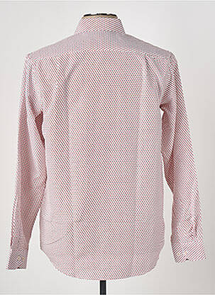 Chemise manches longues imprimé fantaisie orange YVES ENZO homme