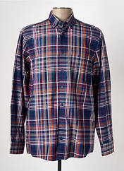 Chemise manches longues bleu REDMOND pour homme seconde vue