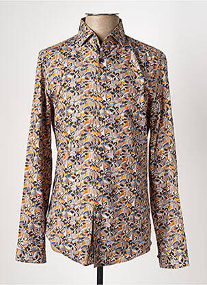 Chemise manches longues orange VENTI pour homme