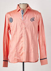 Chemise manches longues orange VESTIAIRES PRINCIPAUTE CANNOISE pour homme seconde vue