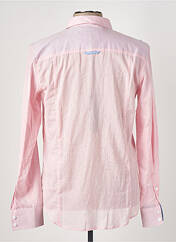 Chemise manches longues rose IDOLS MAGAZINES pour homme seconde vue