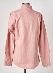 Chemise manches longues rose YVES ENZO pour homme seconde vue