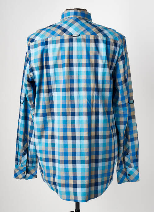 Chemise manches longues manches longues bleu REDMOND homme