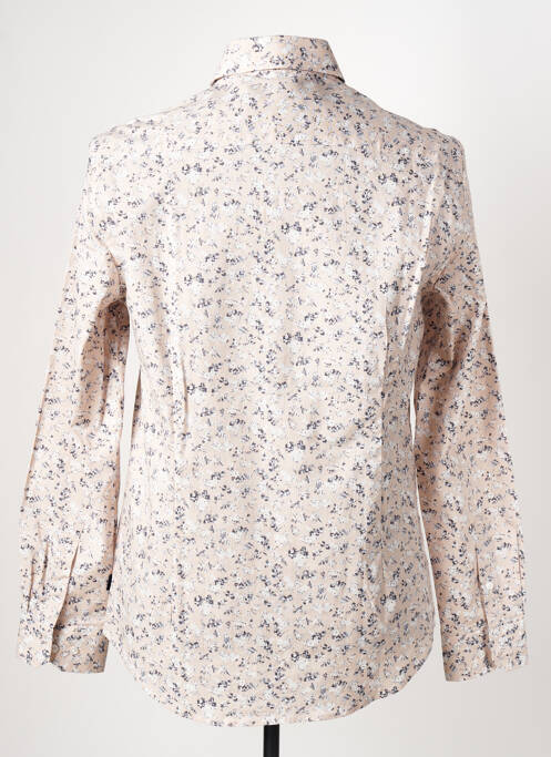 Chemise manches longues beige IZAC pour homme