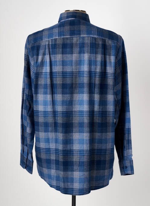 Chemise manches longues bleu REDMOND pour homme