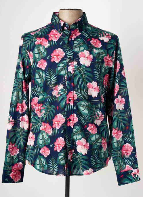 Chemise manches longues bleu RUCKFIELD pour homme