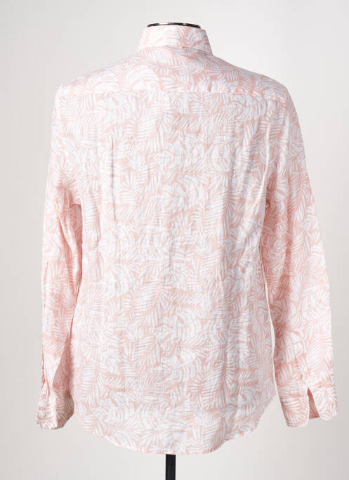 Chemise manches longues orange IZAC pour homme