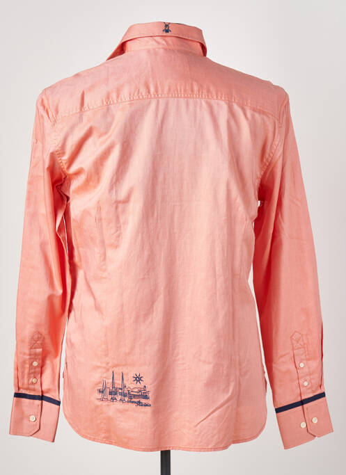 Chemise manches longues orange VESTIAIRES PRINCIPAUTE CANNOISE pour homme