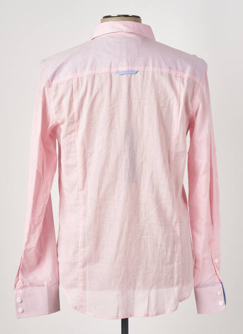 Chemise manches longues rose IDOLS MAGAZINES pour homme