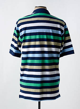 Polo stretch manches courtes bleu REDMOND homme