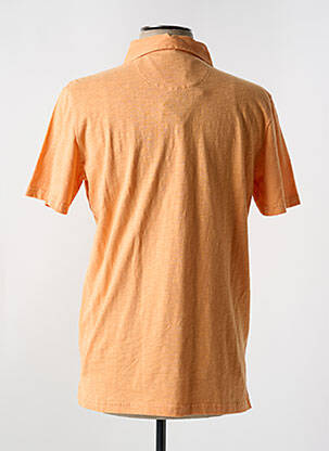 Polo tissage jersey manches courtes orange COFOX homme