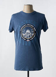 T-shirt coupe cintrée manches courtes bleu LEGENDER'S homme