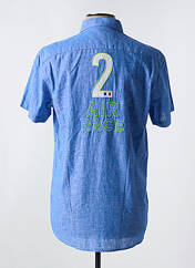 Chemise manches courtes bleu ARISTOW pour homme seconde vue