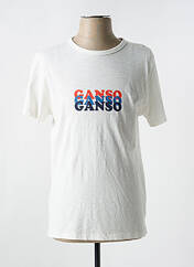 T-shirt beige EL GANSO pour homme seconde vue