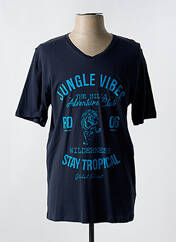 T-shirt bleu REDMOND pour homme seconde vue