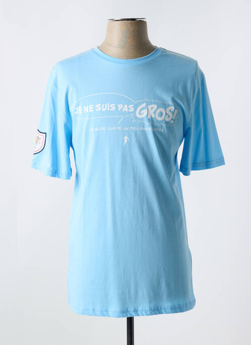 T-shirt coupe cintrée manches courtes bleu RUCKFIELD homme