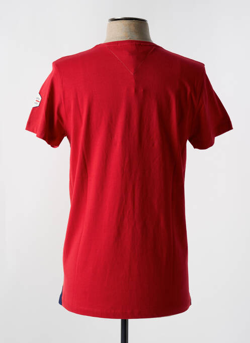 T-shirt coupe cintrée manches courtes rouge LA MARINIÈRE FRANÇAISE homme