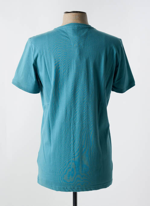 T-shirt coupe cintrée manches courtes bleu DELAHAYE homme