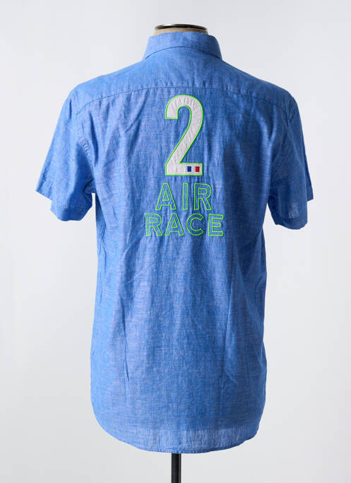 Chemise manches courtes bleu ARISTOW pour homme