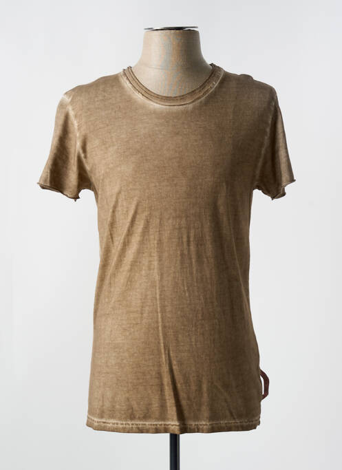 T-shirt marron FRENCH TERRY 1818 pour homme