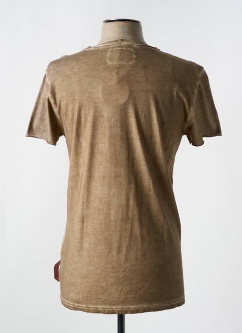 T-shirt marron FRENCH TERRY 1818 homme