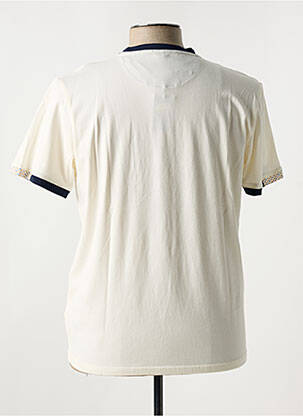 T-shirt coupe cintrée manches courtes beige COFOX homme
