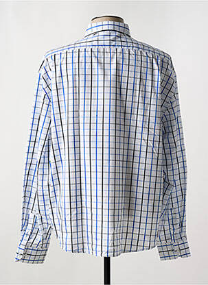 Chemise manches longues manches longues bleu YVES ENZO homme