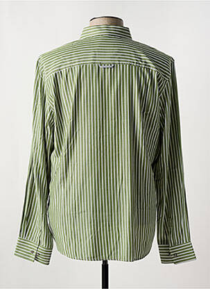 Chemise manches longues manches longues vert NUMEROLOGIE homme