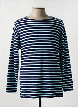 T-shirt coupe cintrée manches longues bleu WINS NAUTIC homme