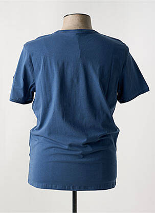 T-shirt coupe cintrée manches courtes bleu DELAHAYE homme