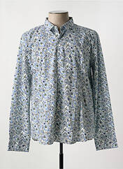 Chemise manches longues bleu NUMEROLOGIE pour homme seconde vue