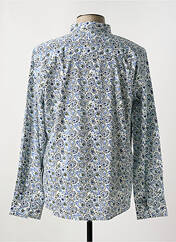 Chemise manches longues bleu NUMEROLOGIE pour homme seconde vue