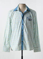 Chemise manches longues bleu VESTIAIRES PRINCIPAUTE CANNOISE pour homme seconde vue