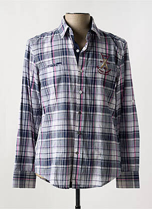 Chemise manches longues gris VESTIAIRES PRINCIPAUTE CANNOISE pour homme